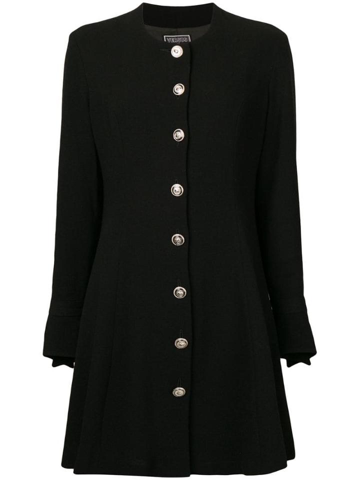 Versus Pre-owned 1990's Long-sleeved Dress - Black
