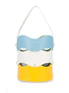 Sara Battaglia Clarissa Bucket Bag - White