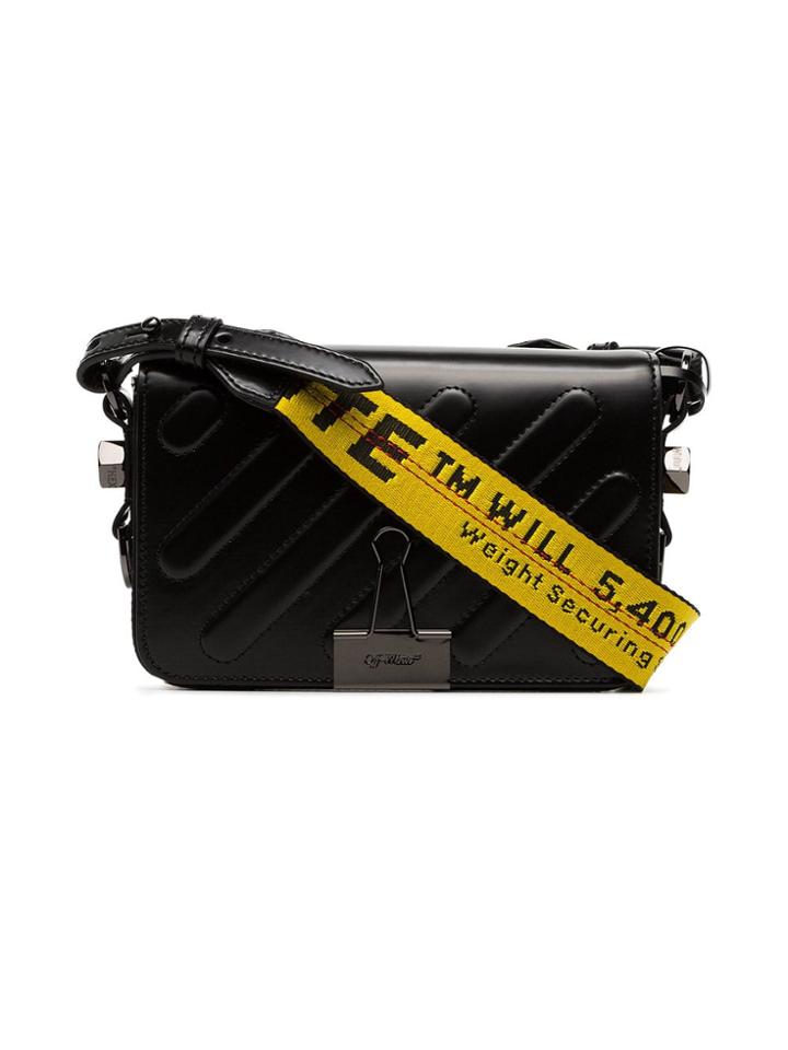 Off-white Black Mini Padded Leather Shoulder Bag