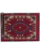 Etro Carpet-style Pouch Bag - Red