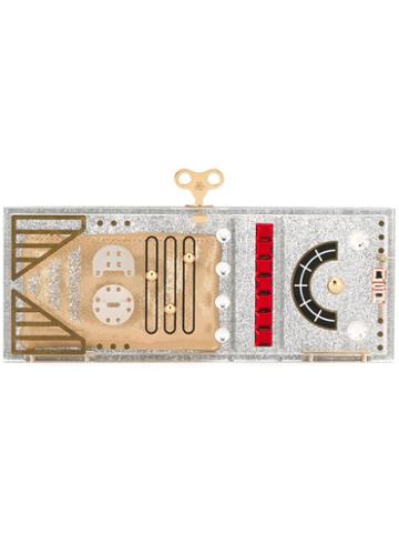 Charlotte Olympia 'chip' Clutch, Women's, Nude/neutrals