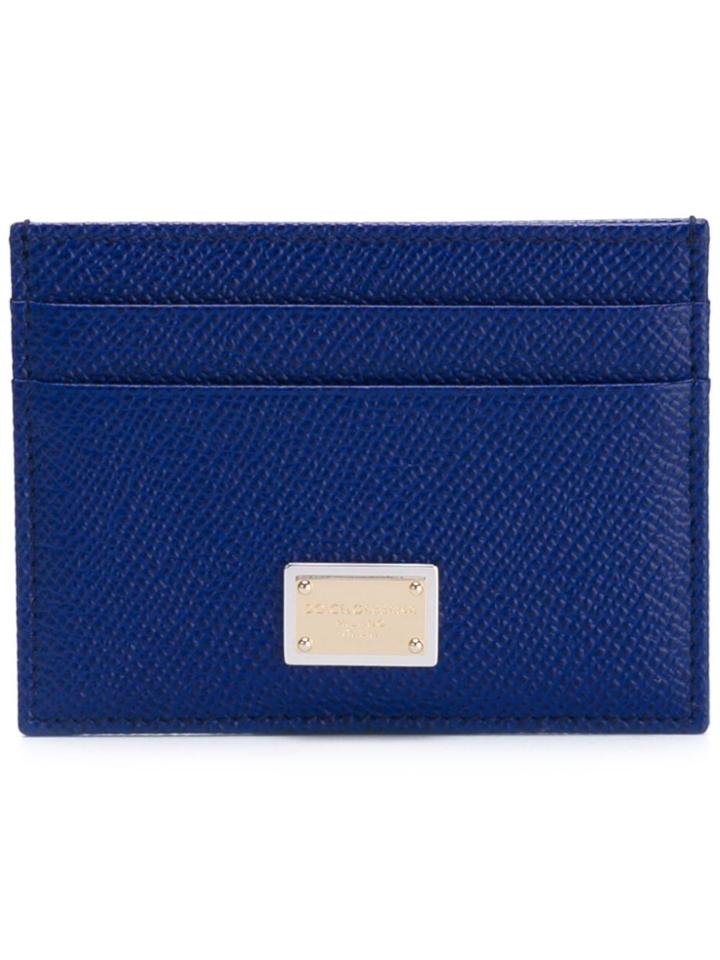 Dolce & Gabbana Logo Cardholder - Blue
