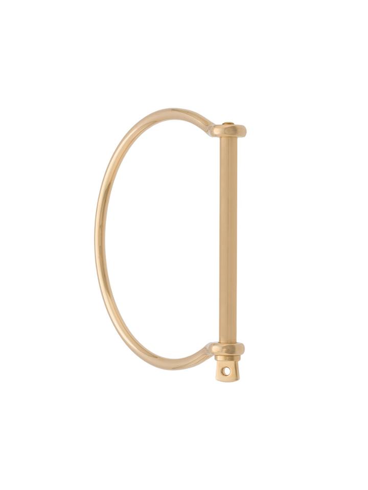 Miansai Thin Bar Bangle - Metallic