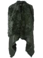 Drome Shearling Vest, Women's, Size: Large, Green, Sheep Skin/shearling