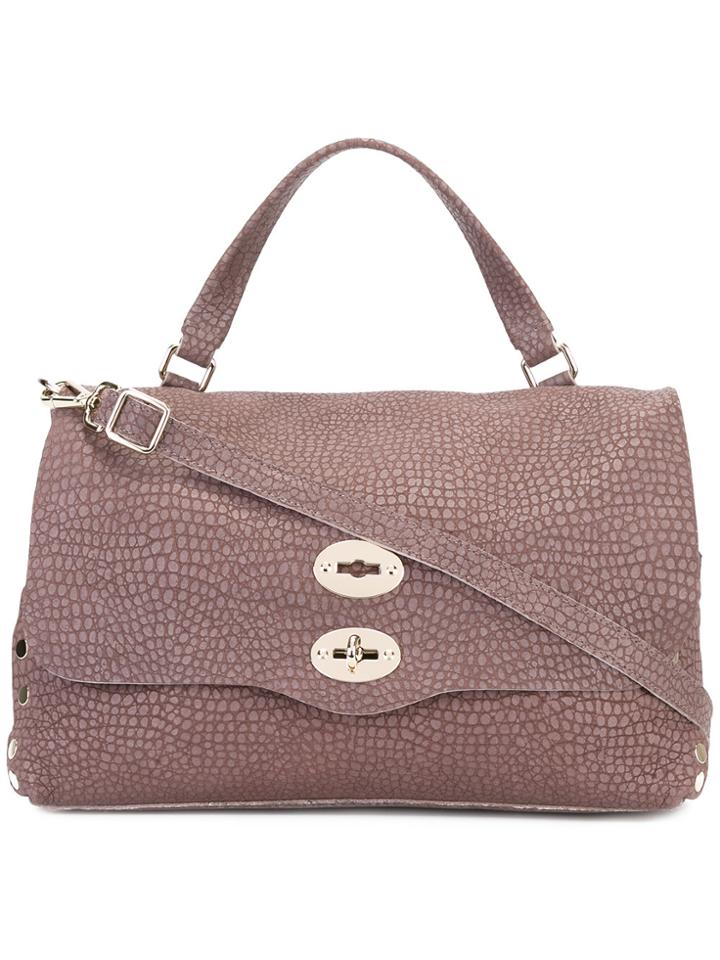 Zanellato Removable Strap Tote - Pink & Purple