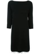 Twin-set Lace Under Layer Dress, Women's, Size: Xs, Black, Polyamide/polyester/wool