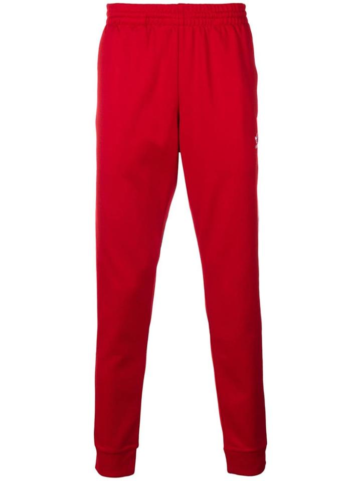 Adidas Slim Fit Track Pants - Red