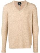 Cavalli Class V-neck Pullover - Neutrals