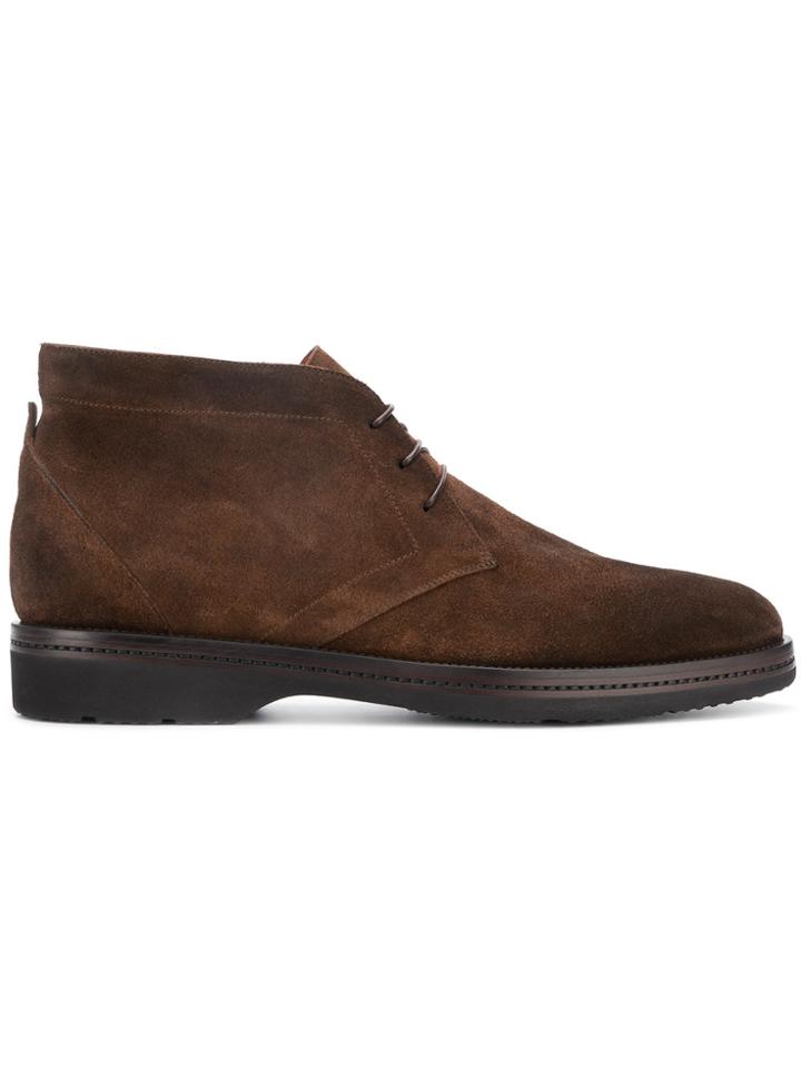 Santoni Lace-up Derby Shoes - Brown