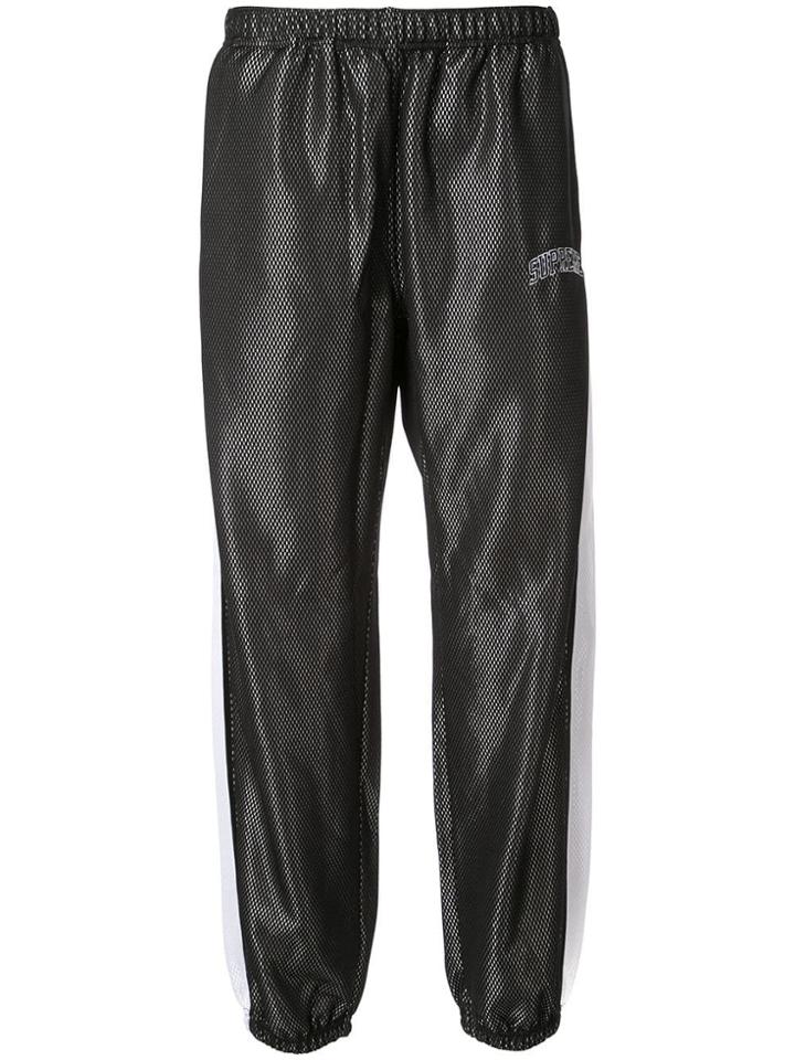Supreme Bonded Mesh Track Trousers Ss18 - Black