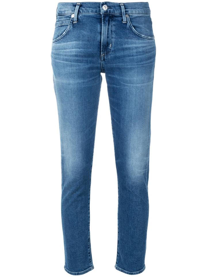 Citizens Of Humanity Elsa Cropped Skinny Jeans - Blue