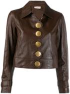 Tory Burch Cropped Jacket - Brown