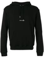 Saint Laurent Branded Hoodie, Men's, Size: Xl, Black, Cotton