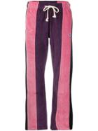 Champion Panelled Straight-leg Track Trousers - Purple