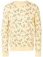 Saint Laurent Mickey Mouse Print Sweatshirt - Yellow