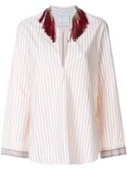 Forte Forte Striped Blouse - Red