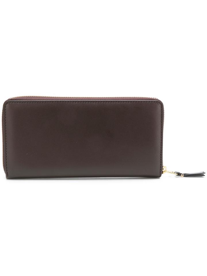 Comme Des Garçons Wallet All Around Zip Wallet - Brown
