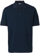 Drumohr Short-sleeved Polo Shirt - Blue