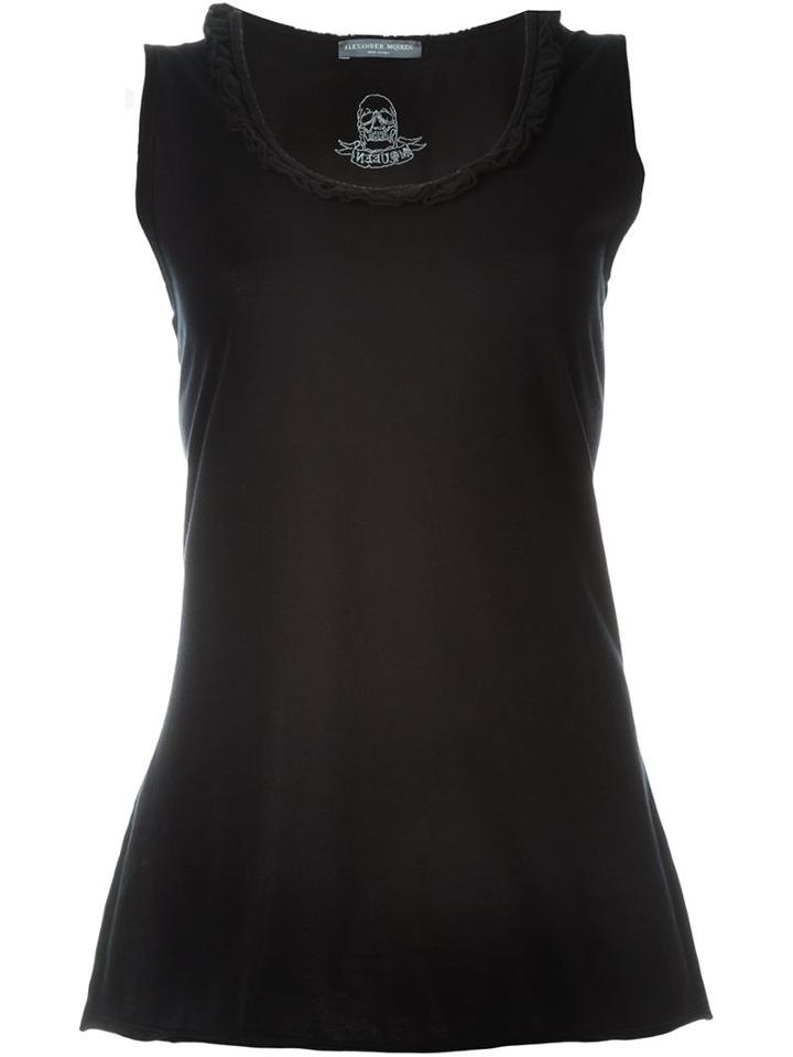 Alexander Mcqueen Frill Trim Tank Top
