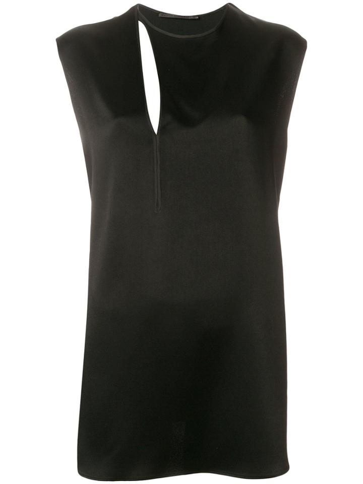 Haider Ackermann Cutout-detail Oversized Top - Black