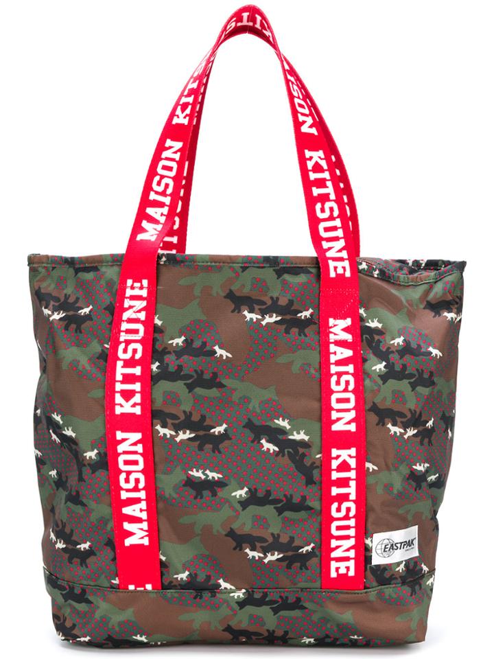 Maison Kitsuné Eastpack X Maison Kitsuné Flask Tote Bag - Green