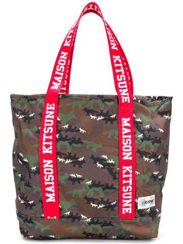 Maison Kitsuné Eastpack X Maison Kitsuné Flask Tote Bag - Green
