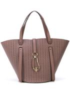 Zac Zac Posen Belay Large Perforated Tote - Brown
