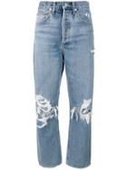 Citizens Of Humanity Distressed Mom Jeans - Blue