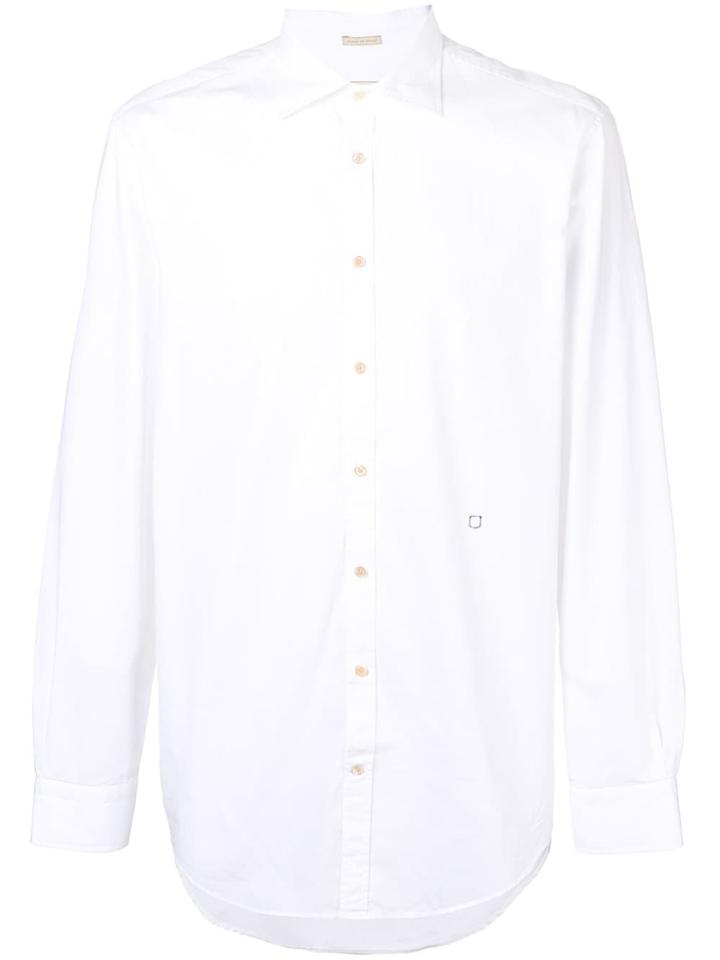 Massimo Alba Classic Plain Shirt - White