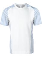 Comme Des Garçons Shirt Striped Panel T-shirt