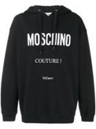 Moschino Couture! Drawstring Hoodie - Black