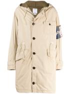 Visvim Patch Parka Coat - Neutrals