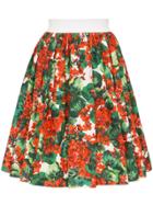 Dolce & Gabbana Portofino Print Skirt - Red