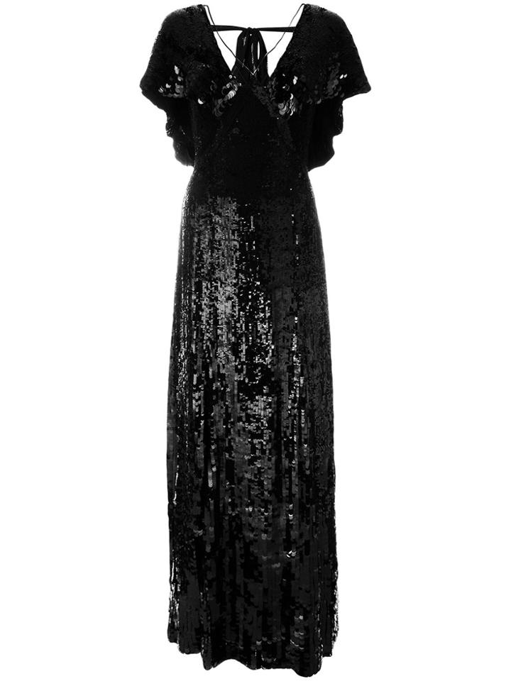 Temperley London Bardot Maxi Dress - Black