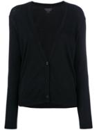 Majestic Filatures V-neck Cardigan - Black