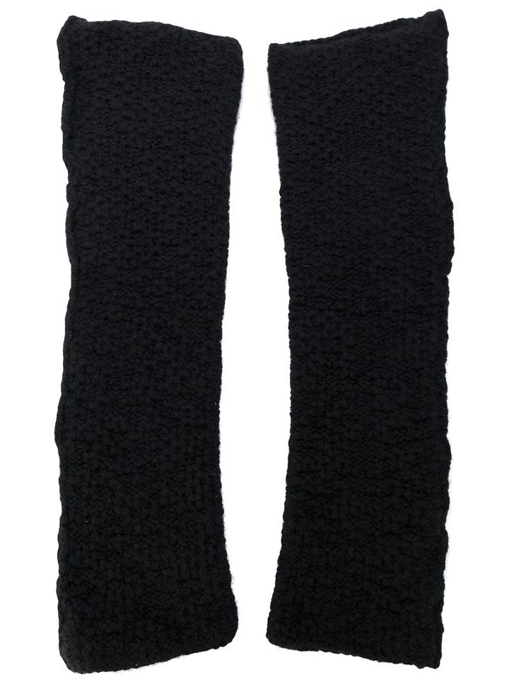 Daniel Andresen - Fingerless Gloves - Men - Yak - One Size, Black, Yak