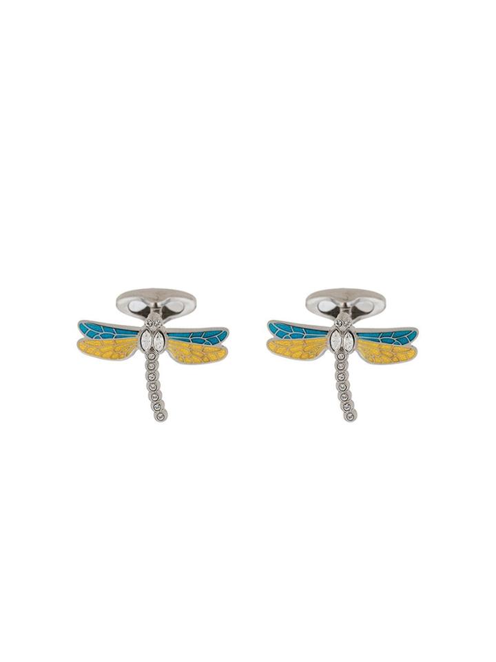 Etro Dragonfly Cufflinks - Yellow