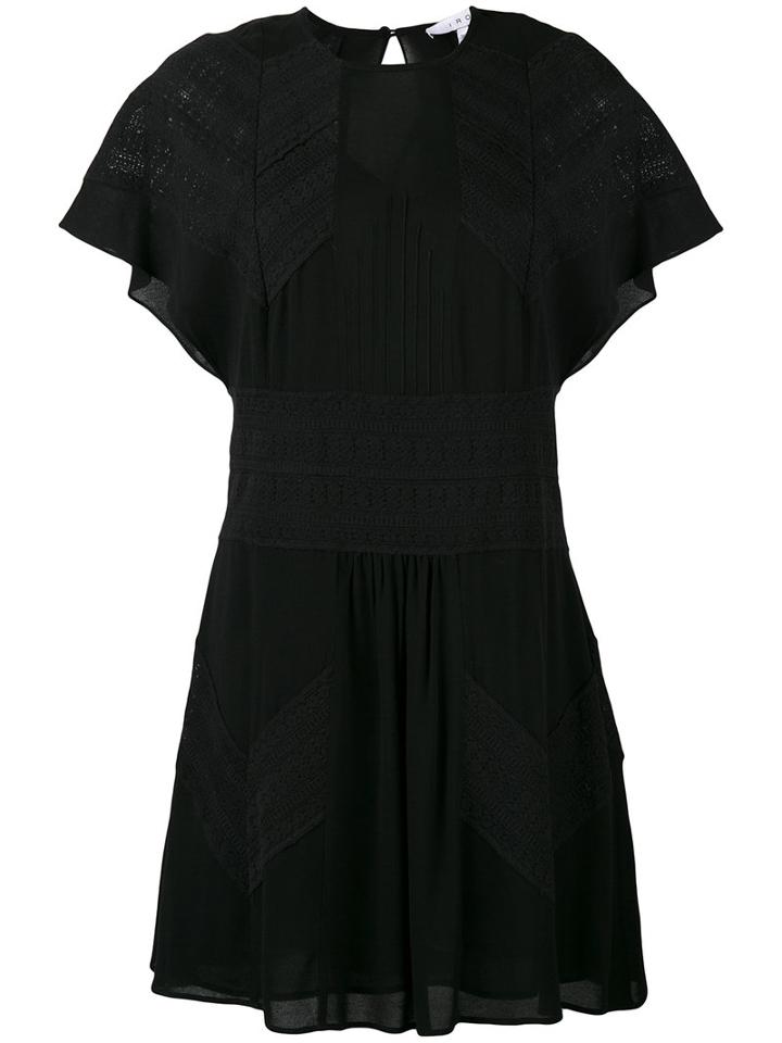 Iro - Embroidered Dress - Women - Polyester - 40, Black, Polyester