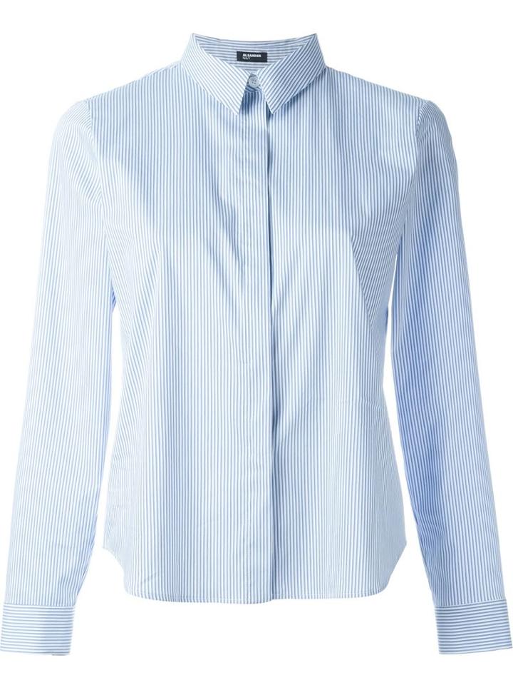 Jil Sander Navy Striped Shirt