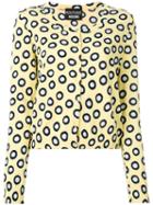 Boutique Moschino Spot Cardigan, Women's, Size: 48, Yellow/orange, Cotton