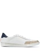 Saint Laurent Court Classic Leather Sneakers - White