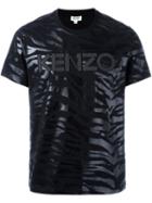 Kenzo 'tiger Stripes' T-shirt, Men's, Size: Xl, Black, Cotton
