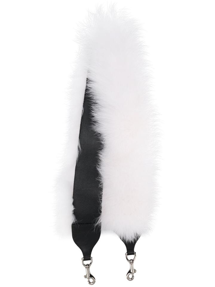 Kate Cate Foxy Lady Shoulder Strap - White