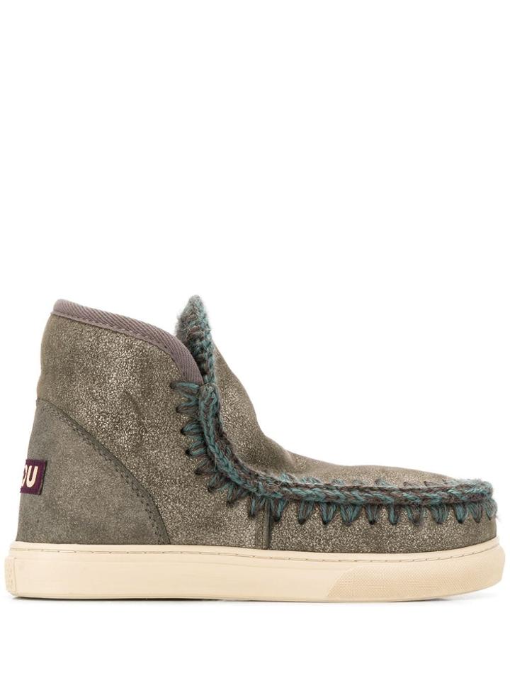 Mou Eskimo Low Snow Boots - Grey