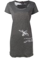 Rundholz Oversized Printed T-shirt, Women's, Size: Medium, Black, Cotton