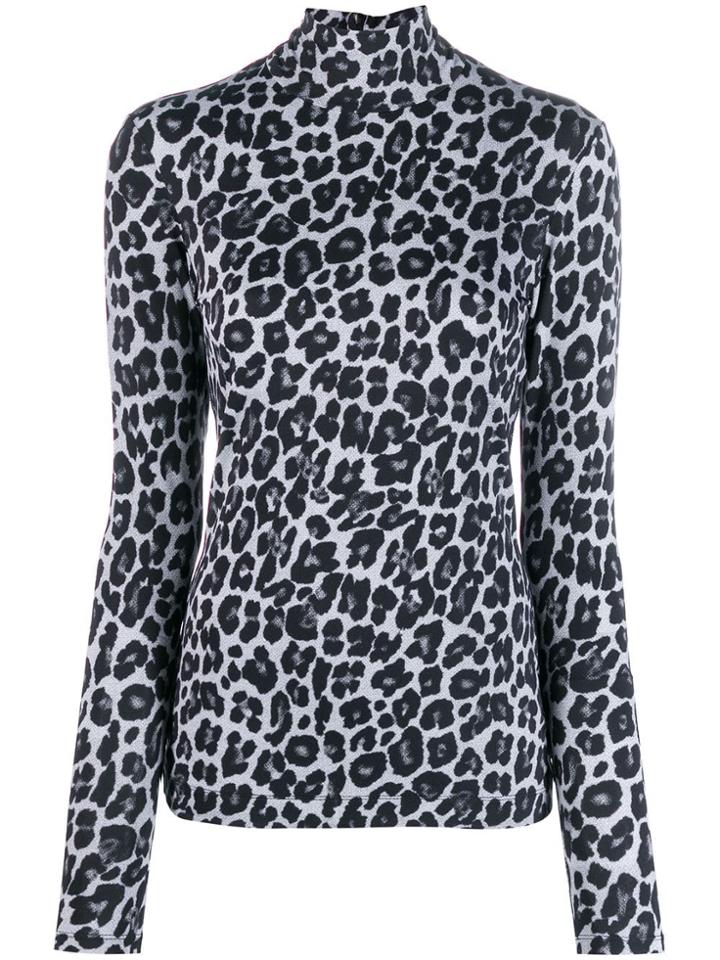 Paul Smith Leopard Print Sweater - White