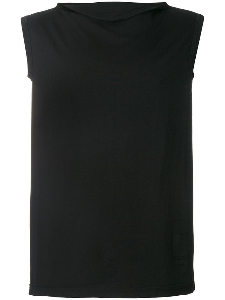 Rick Owens Drkshdw Boat Neck Tank Top - Black