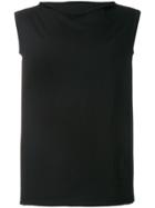 Rick Owens Drkshdw Boat Neck Tank Top - Black