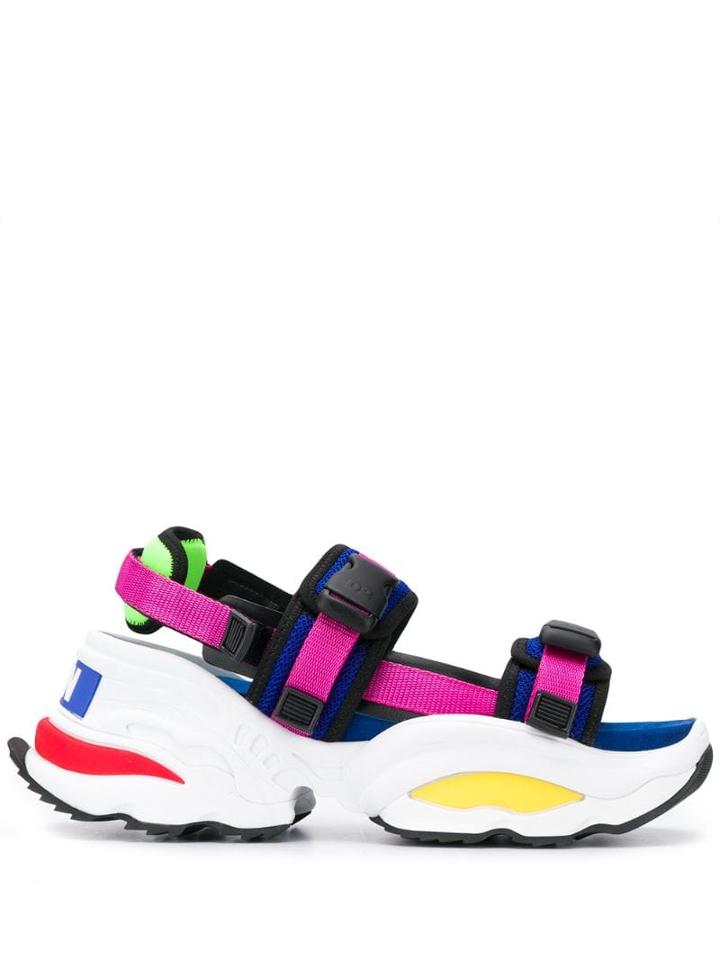 Dsquared2 Touch-strap Sandals - Blue