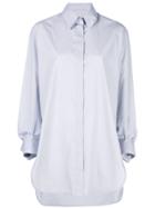 The Row Long Concealed Placket Shirt - White
